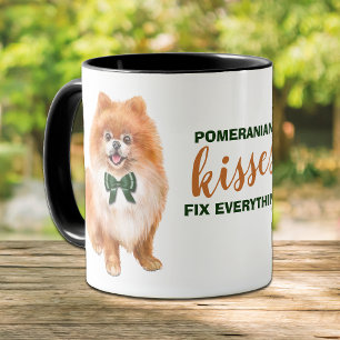 Caneca Beijos da Pomerânia consertam tudo