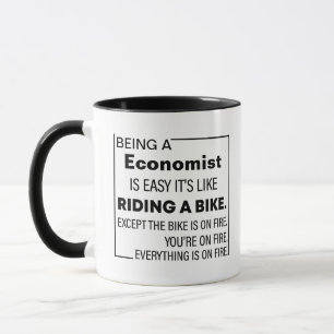 Caneca Being A Economist Is Easy,Economist Custom Gift
