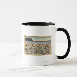 Caneca Beira-mar, Oregon - banhando-se em Suft e luz do