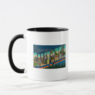Caneca Beira-rio, Califórnia - grandes cenas da letra