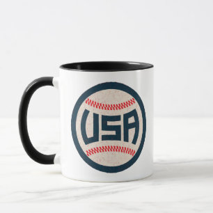 Caneca Beisebol da Equipe EUA