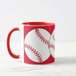 Caneca Beisebol Mãe Ringer Mug