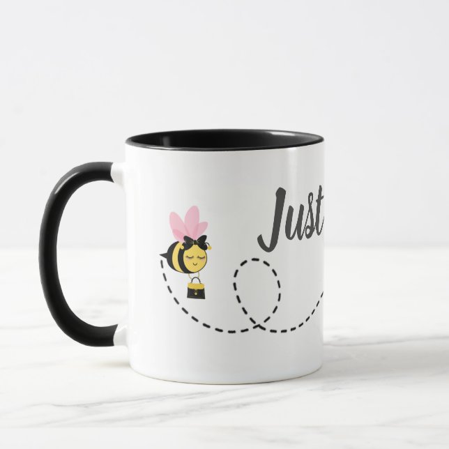 Caneca Bela Bela Bela Branca Preta Personalizada (Esquerda)