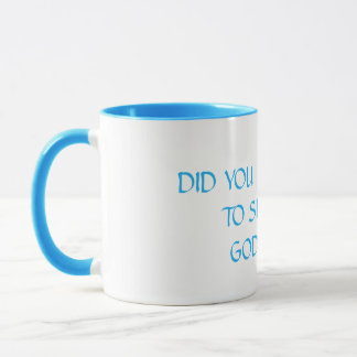 Caneca Bela Bela Mug Belo Questão na Turquesa