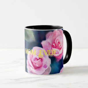 Caneca Bela Coleção de Rosas Rosa Popular de Cama