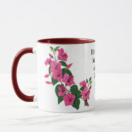 Caneca Bela Especialidade Floral de Magia Personalizada