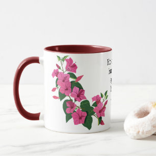 Caneca Bela Especialidade Floral de Magia Personalizada