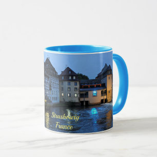 Caneca Bela Estrasburgo, França (rotulada)