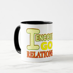 Caneca Bela expressão Design BEM RELAÇÕES. Comprar Agora