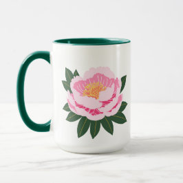 Caneca Bela Flor Rosa