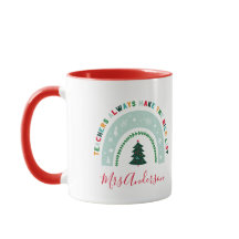 Bela oferta de arco-íris de Natal