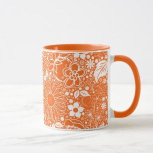 Caneca Belas Botânicas Laranja Ringer Coffee Mug