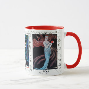 CANECA BELEZA E FOENIX,DESIGNER DE FASHION COMPOSITAM ART