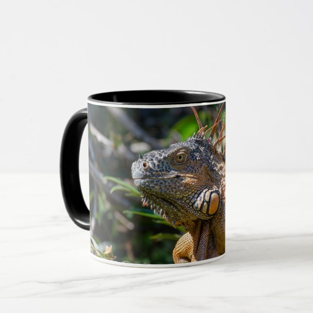 Caneca Belizean Orange Iguana - Fotografia (Frente Esquerda)