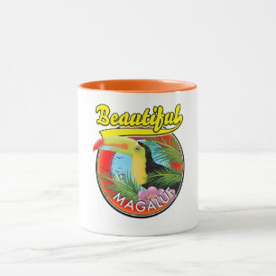 Caneca Belo Magaluf, logotipo do tucano