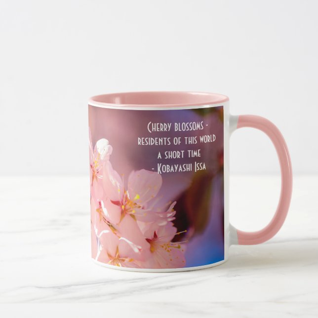 Caneca Belo Monte De Flores Sakura Na Primavera (Direita)