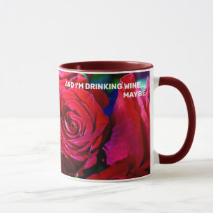 Caneca Belo Monte De Rosas vermelhas