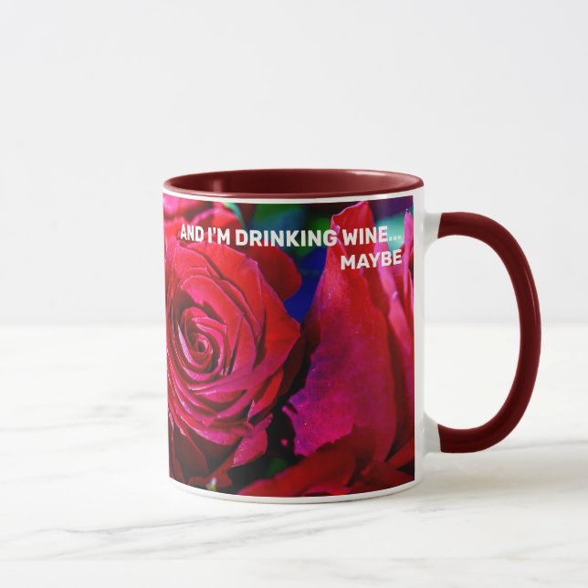 Caneca Belo Monte De Rosas vermelhas (Direita)