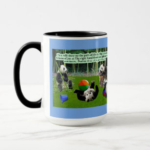 Caneca Belos Salmos de Escritura de Panda 16:11