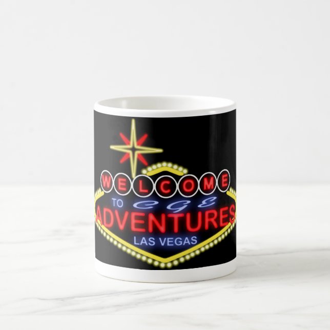 Caneca bem-vinda das aventuras de CGE (Centro)