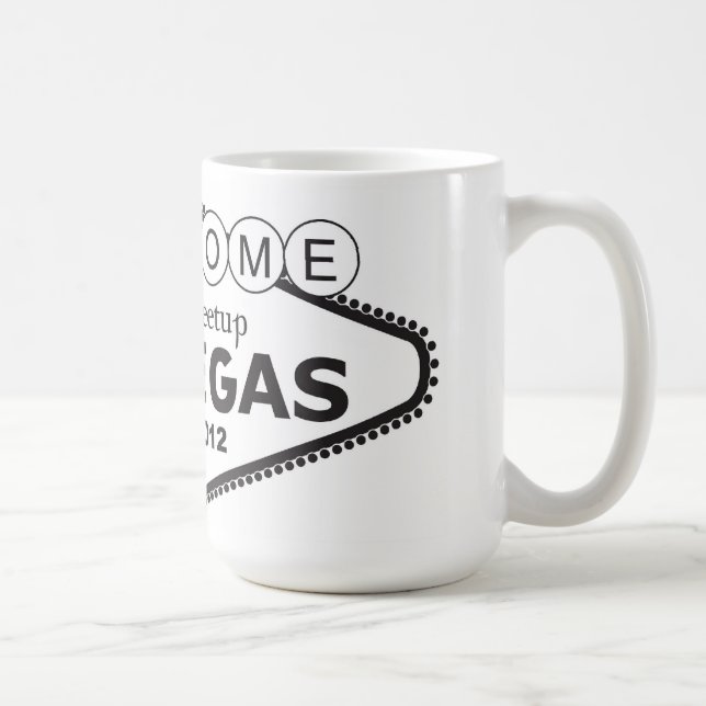 CANECA BEM-VINDA de TwiFic Meetup LAS VEGAS (Direita)