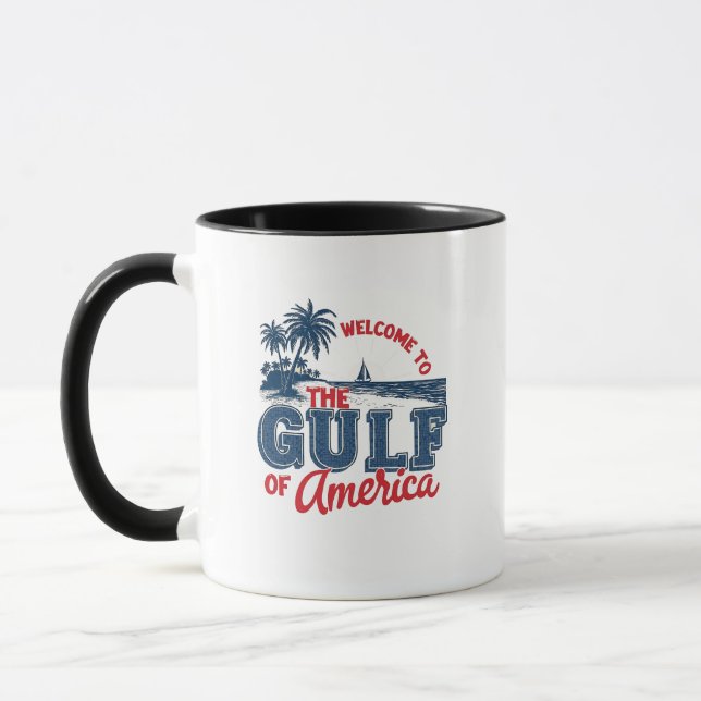Caneca Bem-vindo ao Imigrante do Golfo da América Mexican (Esquerda)