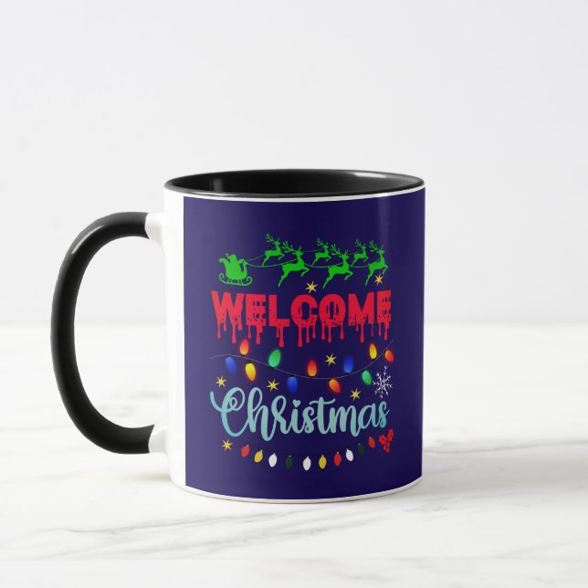 Caneca Bem-vindo Natal-81124 (Esquerda)