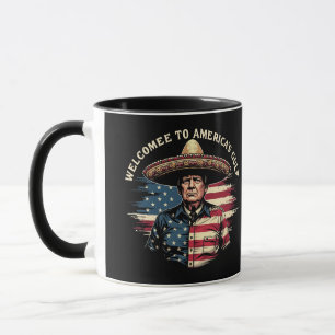 Caneca Bem-vindos à costa leste do Golfo da América