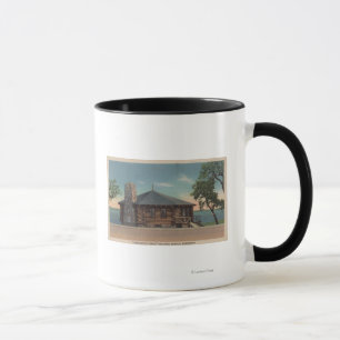 Caneca Bemidji, manganês - vista da lareira dos estados