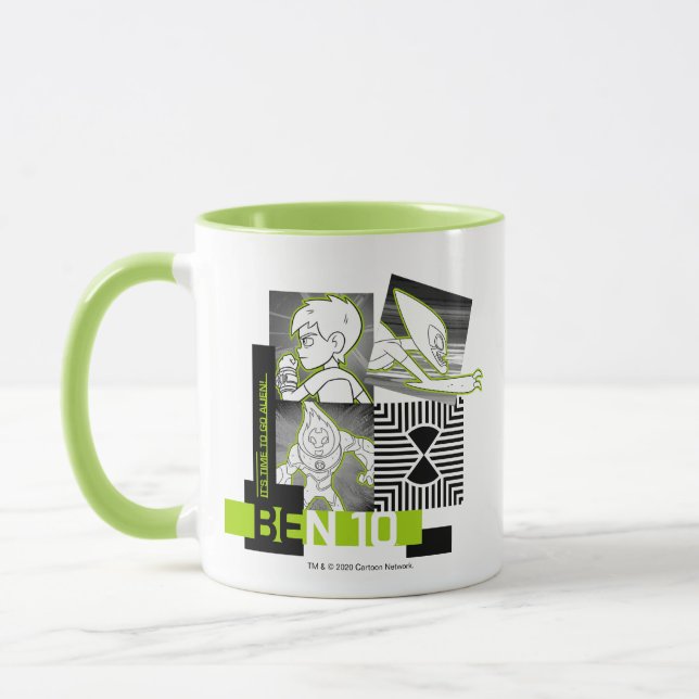 Caneca Ben 10 - É hora de ir Alienígena (Esquerda)