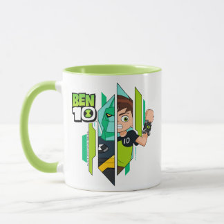 Caneca Ben 10 Transformação de DNA Diamondhead