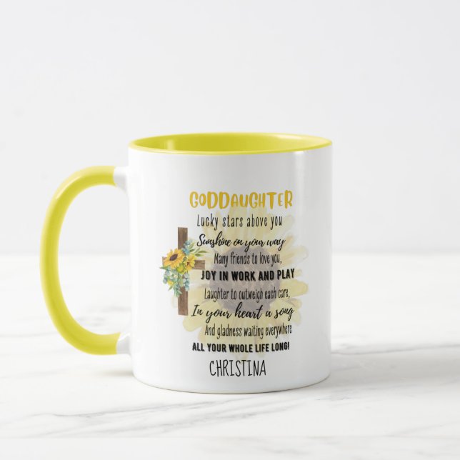 Caneca Bênção Irlandesa Para A FILHA - Presente Personali (Esquerda)