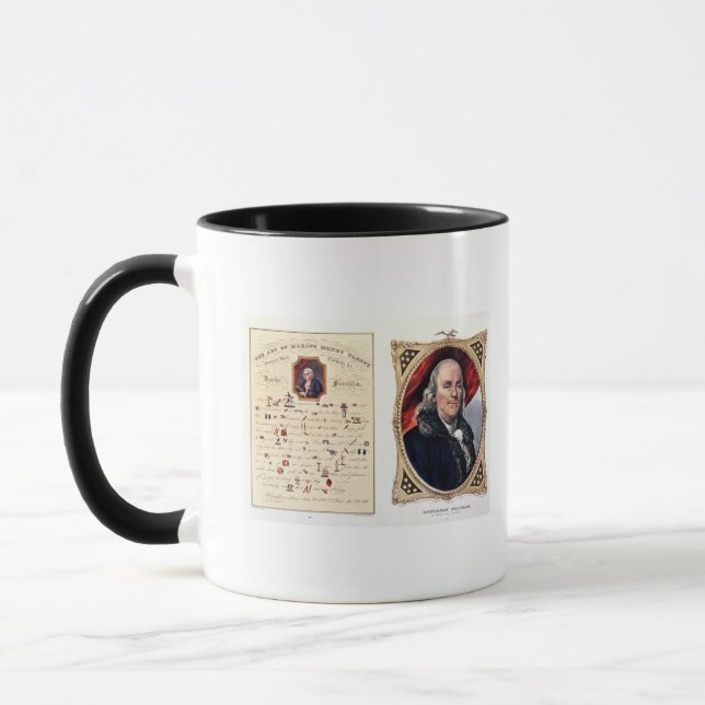 Caneca Benjamin Franklin 1847 (Esquerda)