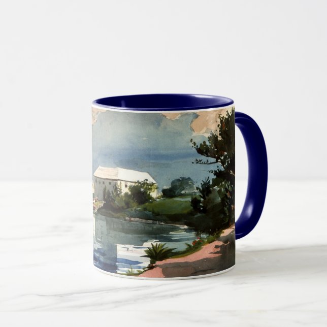 Caneca Bermudas, Salt Kettle trabalho de arte (Frente Esquerda)