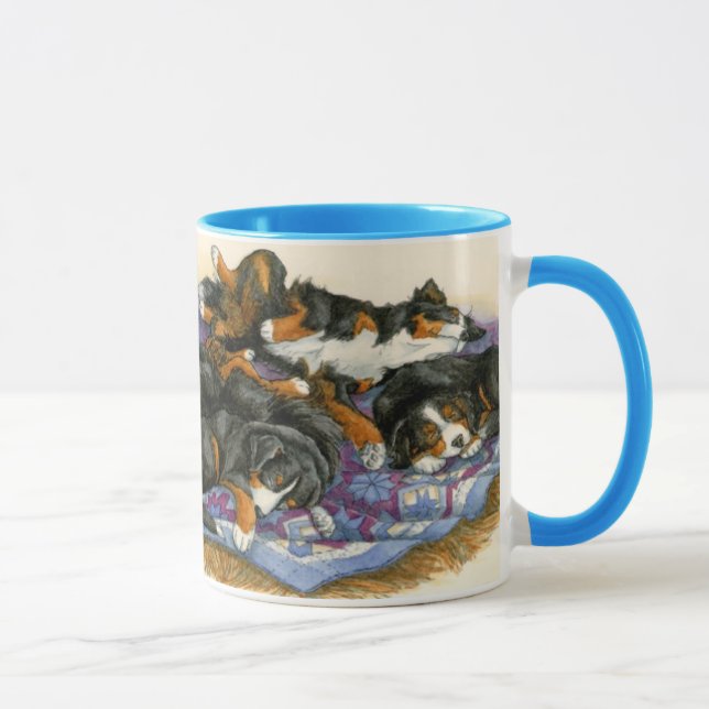 Caneca Berners em uma edredão (Direita)