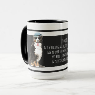 Caneca Bernese Mountain Dog Ama o meu Pai Cachorro