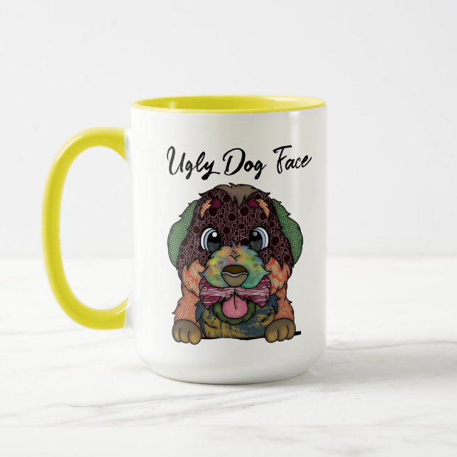 Caneca Bernese Mountain Dog cara feia (Esquerda)