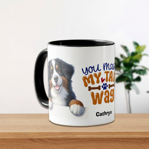 Caneca Bernese Mountain Dog Você Faz Minha Cauda