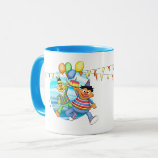 Caneca Bert e Ernie Birthday Balloons