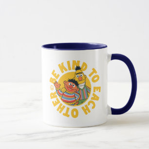 Caneca Bert e Ernie Ser gentis entre si