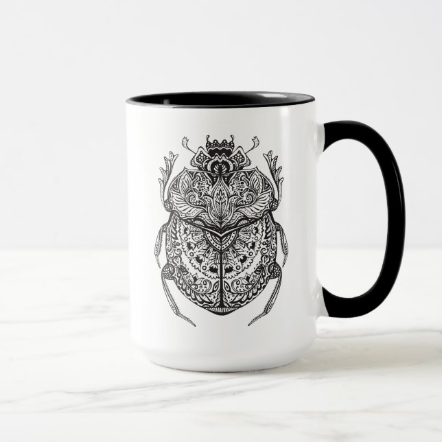 Caneca Besouro africano Zendoodle (Direita)