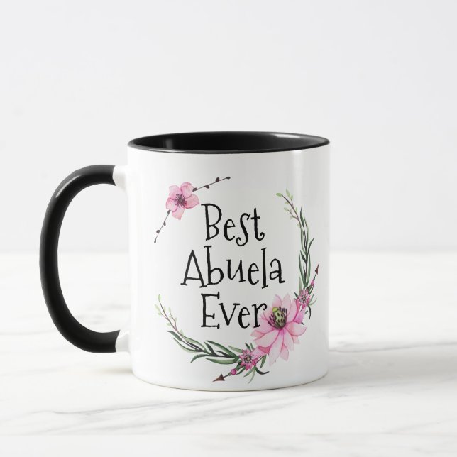 Caneca Best Abuela Ever Mug - Presente do Dia de as mães (Esquerda)