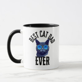 Caneca Best Cat Dad Ever Mug