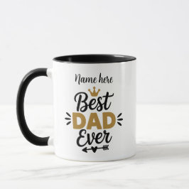 Caneca Best Dad Ever Father's Day Gift Coffee Mug