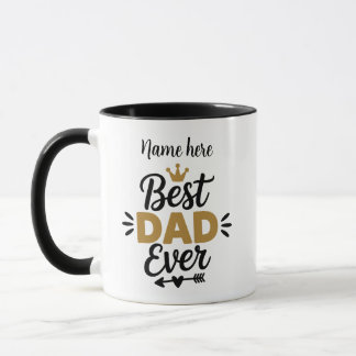 Caneca Best Dad Ever Father's Day Gift Coffee Mug