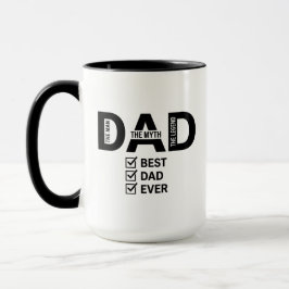 Caneca Best Dad Ever Funny Fathers Day Coffee Mug