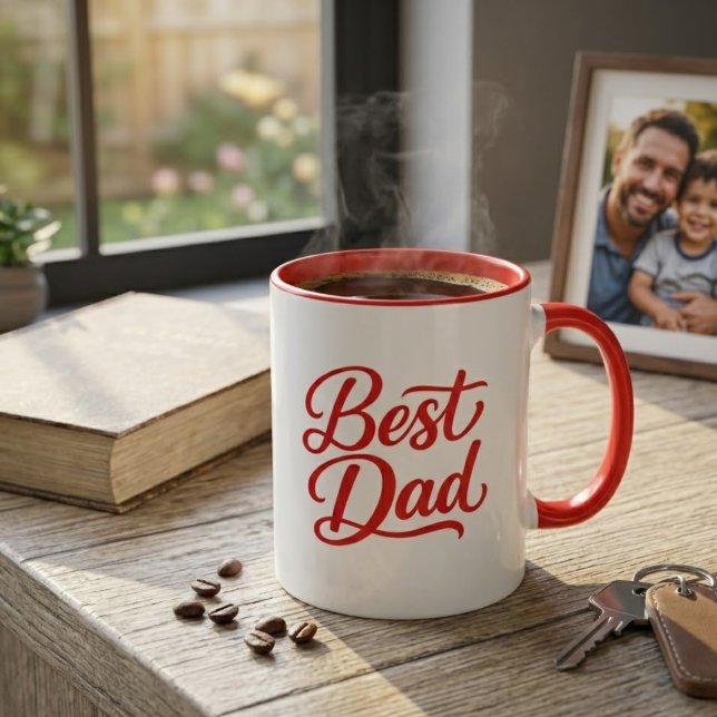 Caneca Best Dad Ever Gift Tee (Criador carregado)