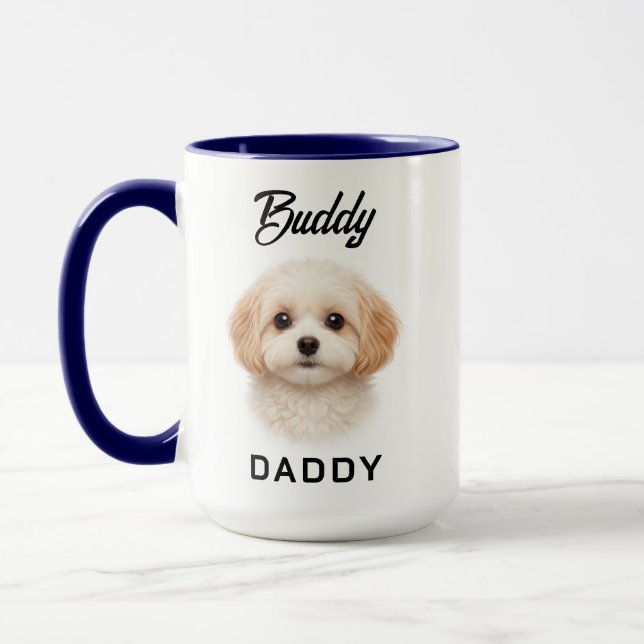Caneca Best Dog Dad Ever | Custom Father’s Day (Esquerda)