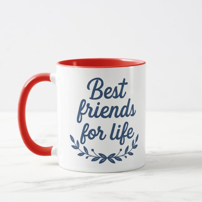 Caneca Best Friends For Life Friendship Combo Mug (Esquerda)