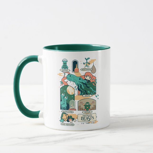 Caneca Bestas Fantásticas de Cartoon (Esquerda)